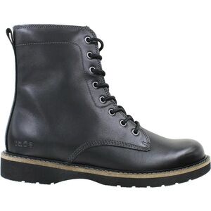 Taos Footwear Black Leather Lace Up Boots